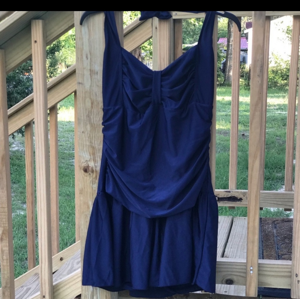 Danity Navy Blue Swim dress